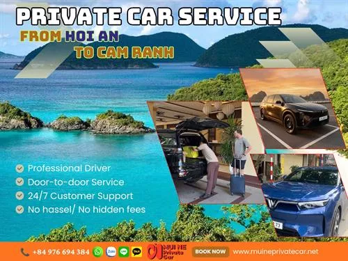 Hoi An To Cam Ranh Private Car